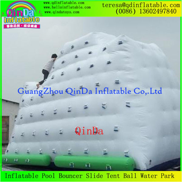 Best Quality Low Price Enjoy Water Games Inflatable Iceberg Inflatable Floating Climb Wall